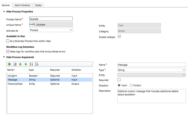 Action in Dynamics for Custom Activities