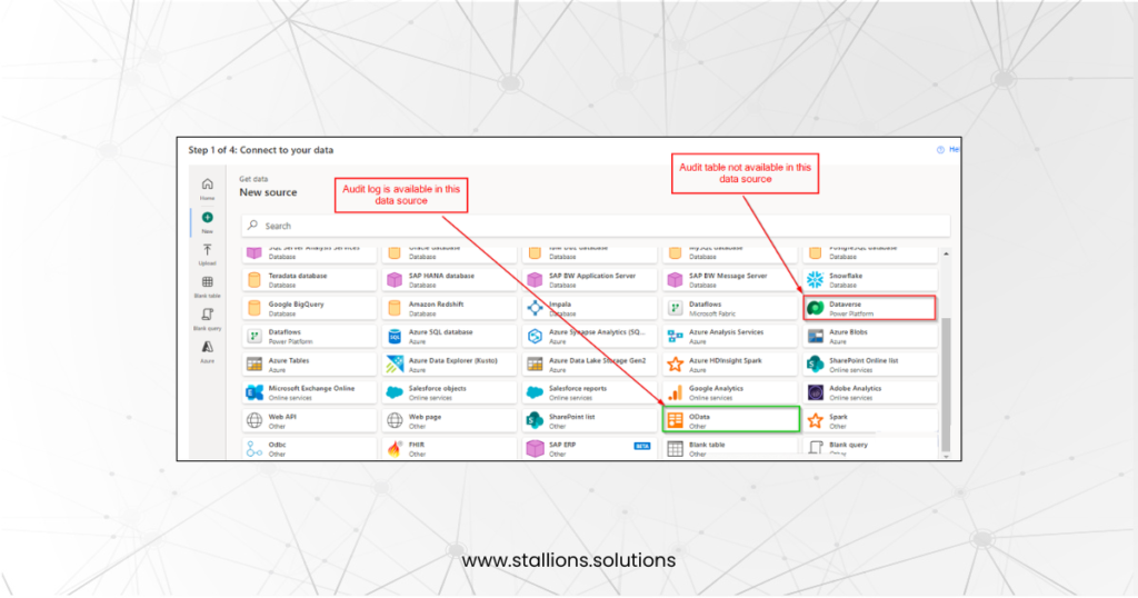 connect to your data