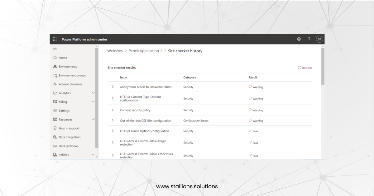 Manage Site Security through the Power Platform Admin Centre